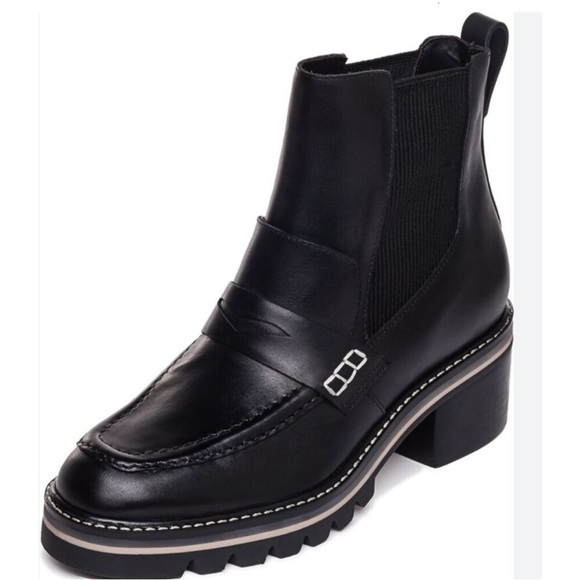 Anthropologie Bernardo Somers Leather Boot - Picture 1 of 8